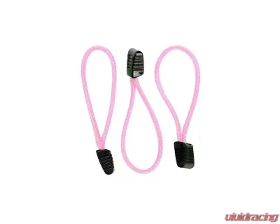 HSP Seats Paracord Zipper Pulls w/ Plastic Grip Pack of 3 Baby Pink - ZPPQ5-JJHX
